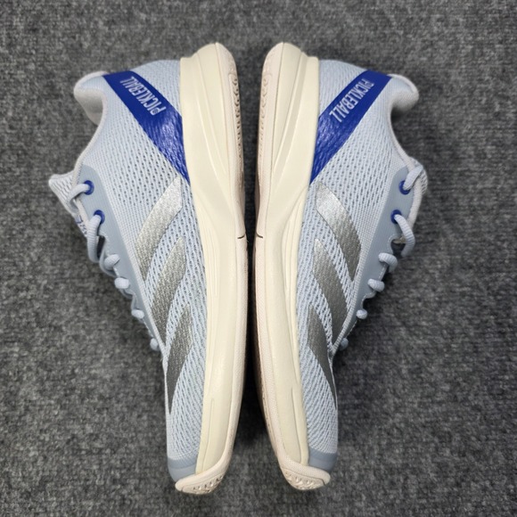 Adidas Pickleball Shoes Womens Grey Blue Silver Court Sneaker Gamecourt 2 JQ3248 - Picture 8 of 10